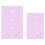 2 Polymer Ton Stempel 19,5x13 Cm Rosa 3