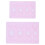 2 Polymer Ton Stempel 19,5x13 Cm Rosa 6