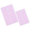 2 Polymer Ton Stempel 19,5x13 Cm Rosa 9
