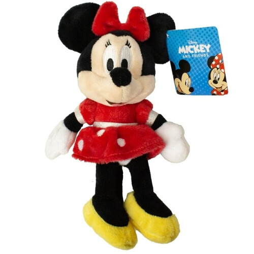 Simba Disney Minnie Mouse Red Soft Plush Toy 20cm Figure