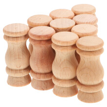 10 Stück Unbearbeitete Holz Treppenstäbe Für Indoor Treppengeländer