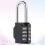 1Pièces Cadenas À Code Durable Noir Pour À En Zinc 9