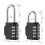 1Pièces Cadenas À Code Durable Noir Pour À En Zinc 2