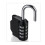 1Pièces Cadenas À Code Durable Noir Pour À En Zinc 10