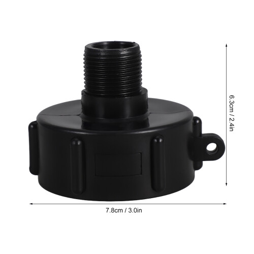 2St Wasserbehälter Adapter Kunststoff Fassverbinder 2