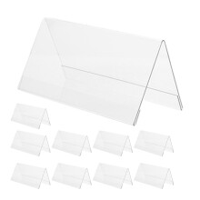 10 Stuks Staanders Conferentie Tafelkaarten Kantoor 12,00X6,00X6,00 Cm