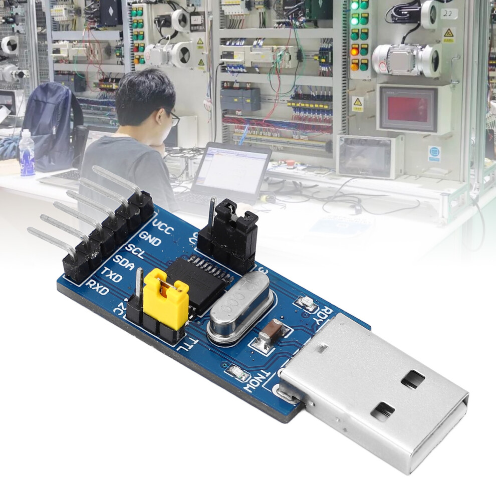Usb To Iic I2c Uart Converter Adapter Module With Jumper Wires For Electronics 3351353860344