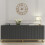 Creative Furniture Ripple Dark Grey 200cm Duo Sideboard - Modern Fluted Design 1