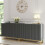 Creative Furniture Ripple Dark Grey 200cm Duo Sideboard - Modern Fluted Design 5