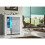 Creative Furniture Serene 83cm Sideboard LED - White & Grey Gloss Doors 2