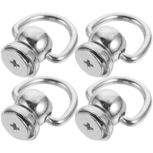 4Stk Metall Schnallen Nieten D-Ringe Nagel Nietenzapfen Schraubkopf