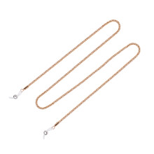 Fashion Golden Alloy Eyeglass Chain Anti-Slip Corn-Like Texture