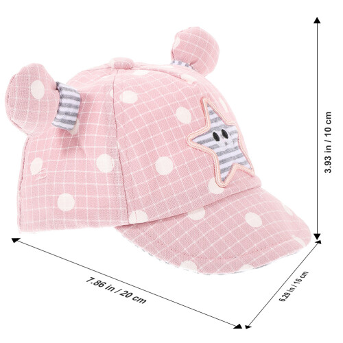 2Stk Kinder Baseballcap Für Weiche Mütze 1