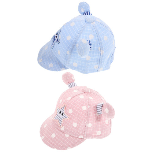 2Stk Kinder Baseballcap Für Weiche Mütze