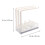 Storage Rack Wit Grijs 1 Set 9,6 X 9,3 X 4,3 Inch 10