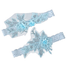 Bride Accessoires Ring Bloemendecor Lichtblauw