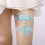 Bride Accessoires Ring Bloemendecor Lichtblauw 11
