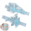 Bride Accessoires Ring Bloemendecor Lichtblauw 8