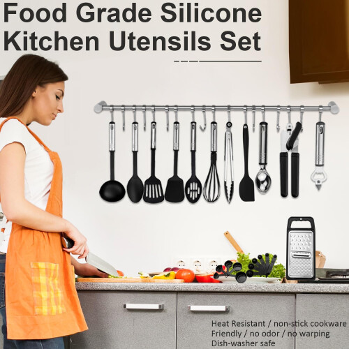 24Pcs Silicone Kitchen Utensil Set Cooking Tools 2