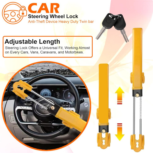 Lock Universal Car Steering Wheel Anti-Theft Lock 1