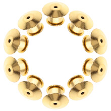 10 Stück Pin Rückverschluss Mit Verriegelung Metallbeschläge