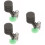 3 Mini Unterwasserschwammfilter Aquarium Sauerstofffilter 8