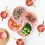 2Stk Moon Disk Sushi Keramik Süßigkeiten Teller 7