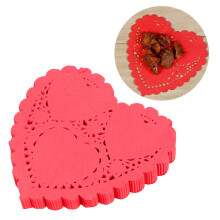 100 Blatt Herzförmige Papier Für Cupcake Box Einlage