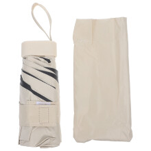 1Maal Kleine Compacte Beige Uv-Beschermend En Reis
