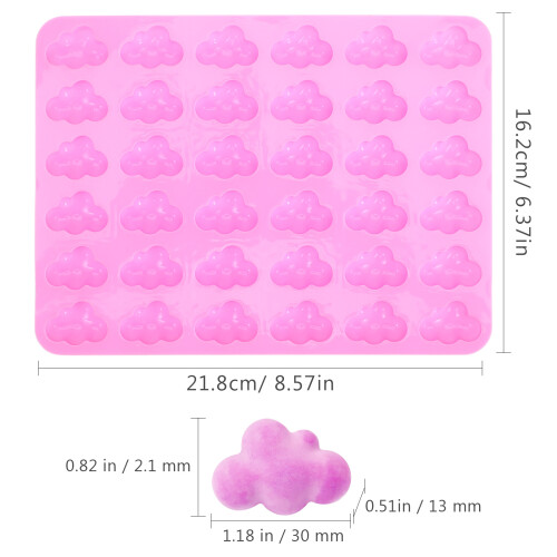 Cloud Silikonform Backform Für Süßigkeiten Entremet 1
