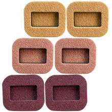 6St Felt Beige Teppichschoner Stopper Caster Cups