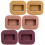 6St Felt Beige Teppichschoner Stopper Caster Cups 1
