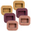 6St Felt Beige Teppichschoner Stopper Caster Cups 11