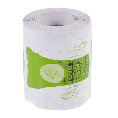 100Stück Nail Extension Form Acryl Nail Form Roll Nail Forms