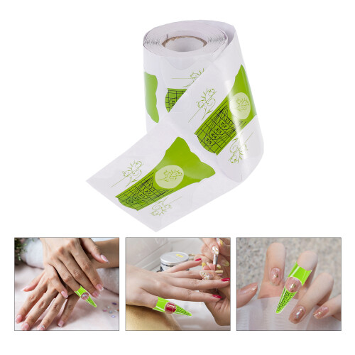 100Stück Nail Extension Form Acryl Nail Form Roll Nail Forms 1