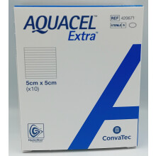 Aquacel Extra 5cm x 5cm Box of 10 - REF: 420671