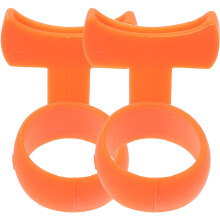 2 Rutschfeste Fingermützen Anfänger Gitarrenplektrum Halter