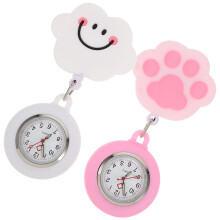 2Stück Taschenuhr Student -Dimensionaler Verschluss