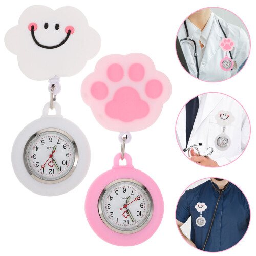 2Stück Taschenuhr Student -Dimensionaler Verschluss 2