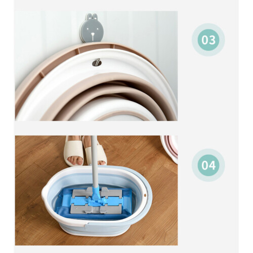 Eimer Mit Griffen PP Faltbar Für Mop 1 2