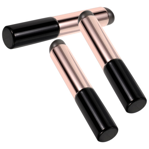 Lippenpflegetool Lippenpinsel Silikon Schwarz 3er Pack