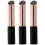 Lippenpflegetool Lippenpinsel Silikon Schwarz 3er Pack 6