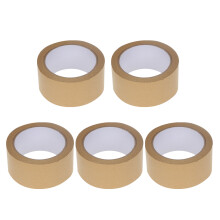 Masteelf 5 Stk. Geschenkpapier Klebeband Kraftpapier 2500x5 Cm