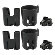 2Stück Kinderwagen Becherhalter 2 In 1 Für Becher Handy Flaschenkäfig