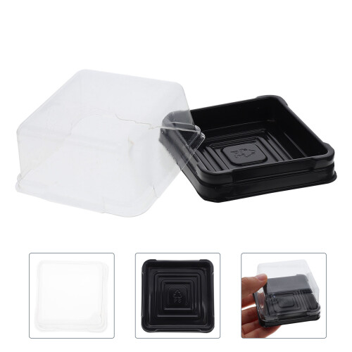 100 Mini Cupcake Behälter Einzelbehälter Eigelb Verpackungsbox 2