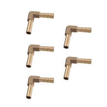 5Stück Rohrverbinder Stutzenadapter Für Schlauchanschluss Gold