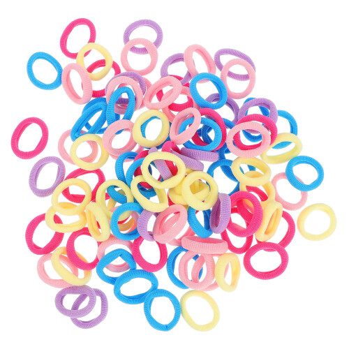 400 Kinder Haargummis, Sanfte Haaraccessoires 1