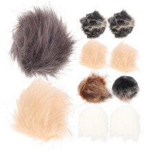Soft Pompom Anhänger Bunt 30 Stück Kleidungsdekoration