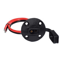 12V 30A SAE Power Staubschutz Chassis Montiert Verbindungskabel