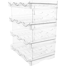 Wasserflaschen Kühlschrank Organizer Faltbarer Aufbewahrungsständer